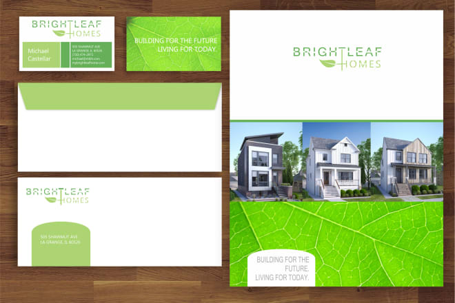 I will design business cards, stationery and envelopes