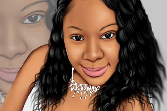 I will design cartoon portrait and illustration from your image