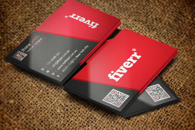 I will design clean 2 business card within 24 hrs