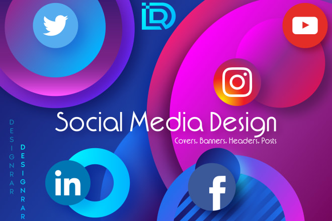 I will design complete social media posts headers, covers, banners