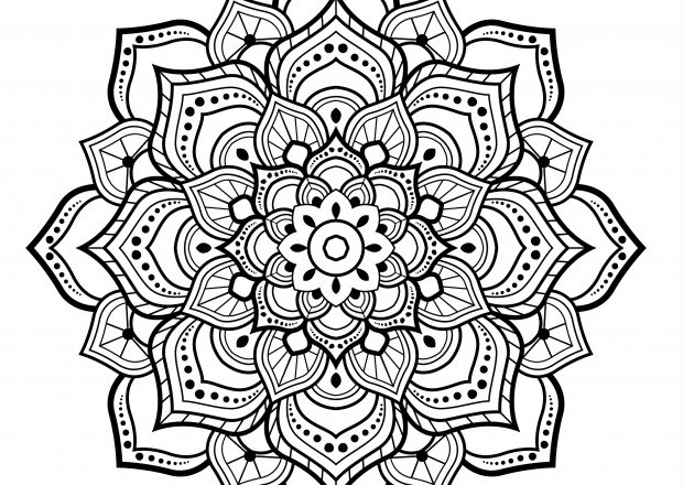 I will design complex beautiful printable adult coloring mandalas book and pages