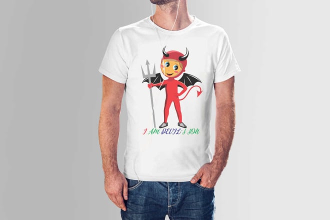 I will design creative and excellent t shirt for you