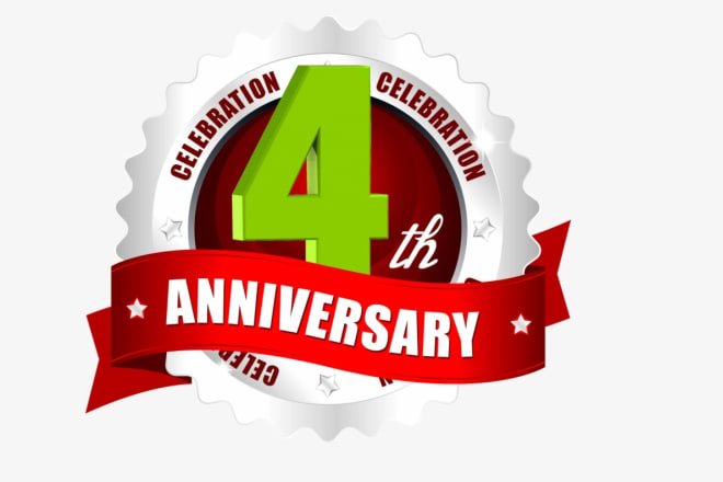 I will design creative good looking awesome anniversary logo for your business