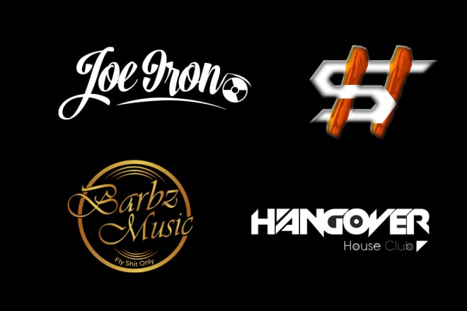 I will design custom dj musician band logo