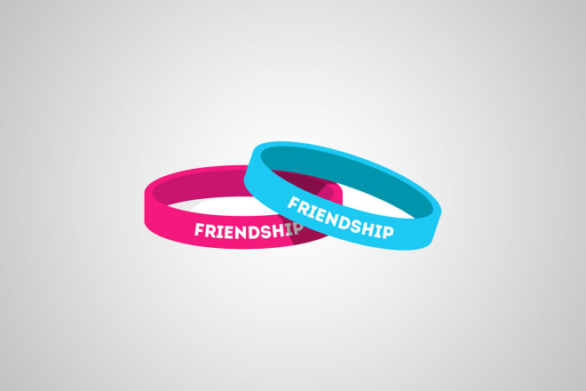 I will design custom event friendship wrist bands lanyards