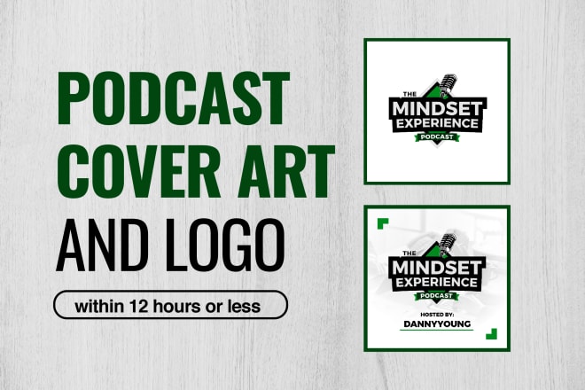 I will design eye catching podcast cover art and podcast logo