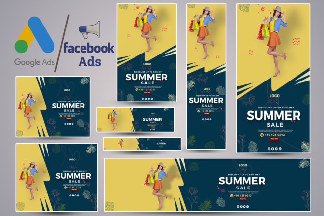 I will design eye catchy facebook and instagram promotional banner ads