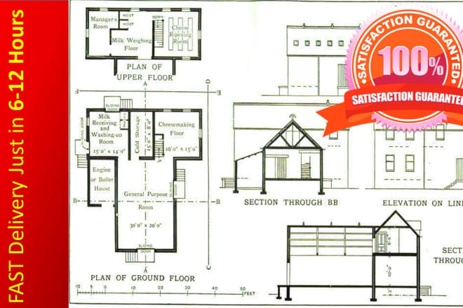 I will design floor plan of your home, house from your sketches