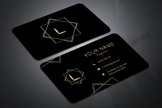 I will design gold foil, vistaprint, and moo print business card