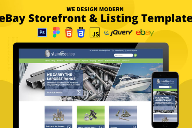 I will design great ebay stores and listing template