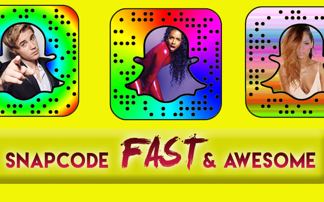 I will design Great Snapchat code snapcode for you