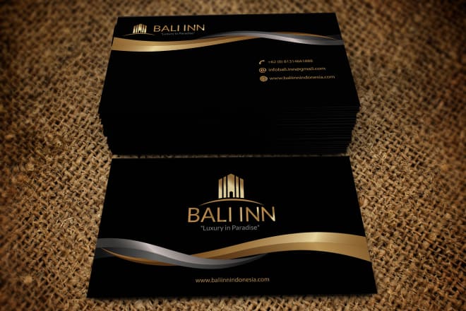 I will design luxury business cards for you