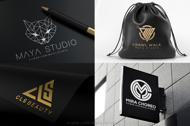 I will design luxury minimalist logo design
