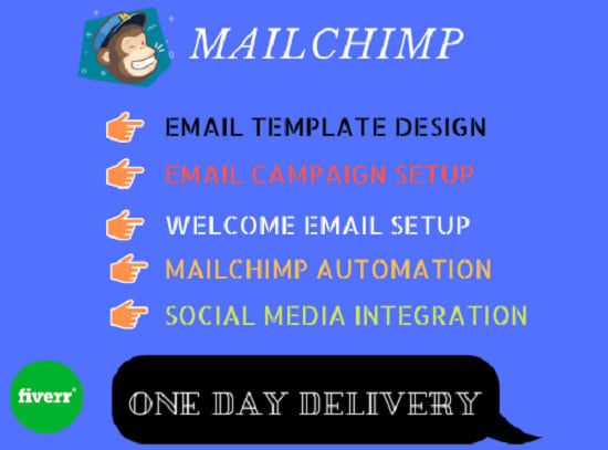 I will design mailchimp email template html newsletter and setup mailchimp automation