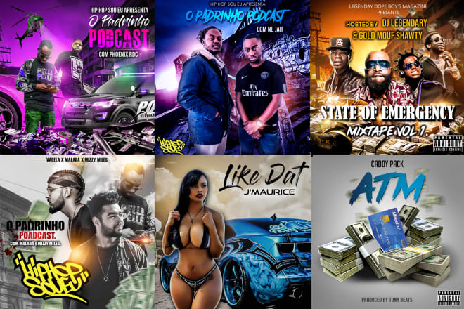 I will design mixtape cover album cover design single covers