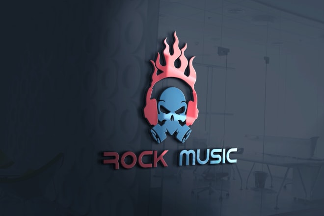 I will design modern musician, studio, rock, hip hop dj music logo