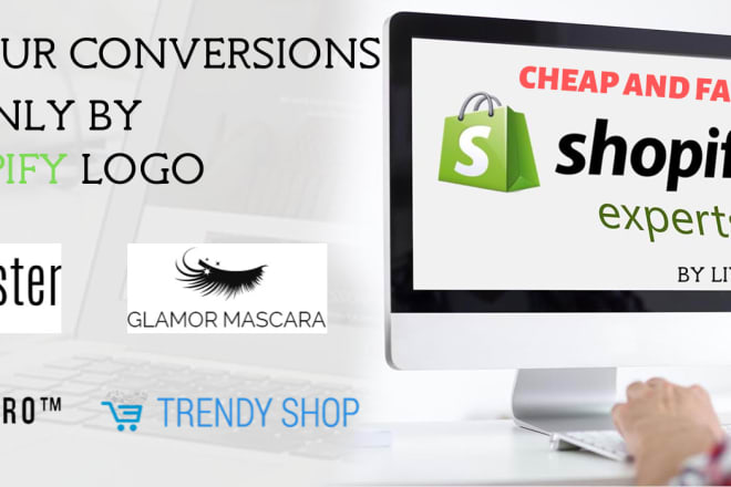 I will design online ecommerce store logo for your shopify website