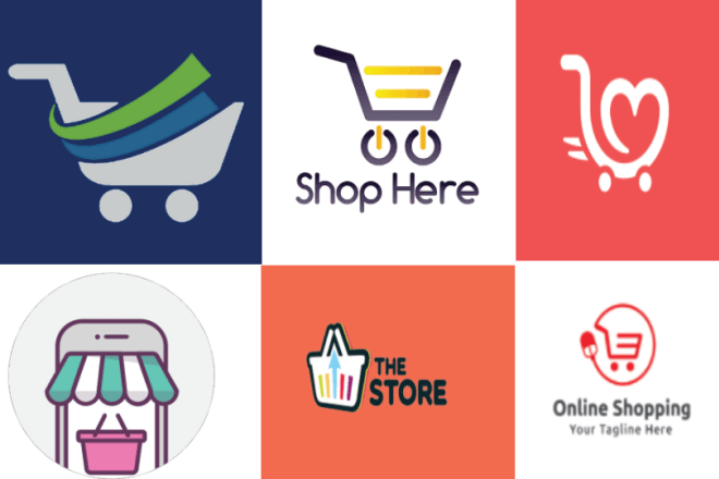 I will design online store logo