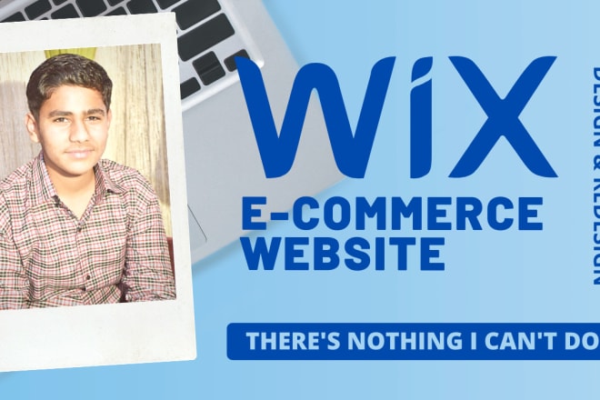 I will design or redesign wix ecommerce website, wix business website or online store