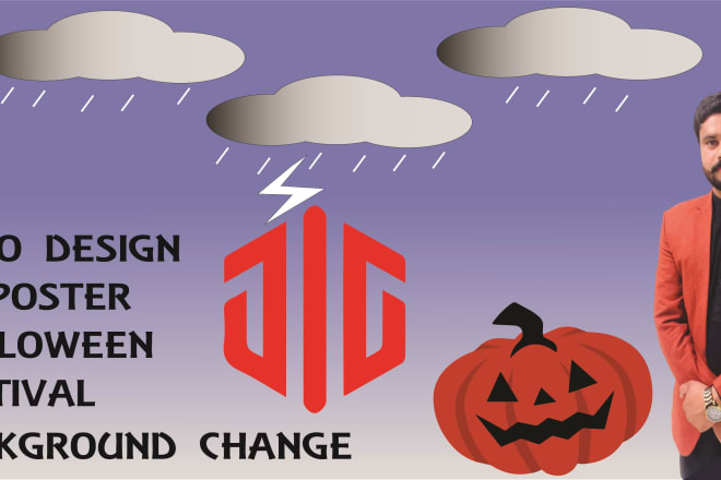 I will design outstanding logo hallween poster fb banner in 24hr