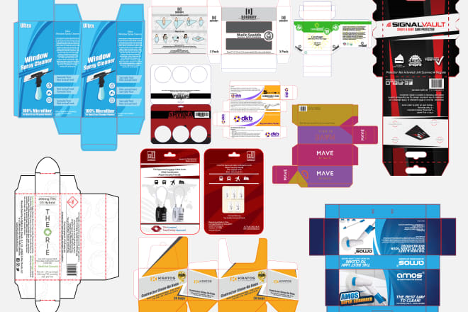 I will design packaging box for your product