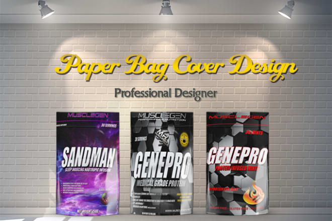 I will design paper pouch design bag snack packet,3d models