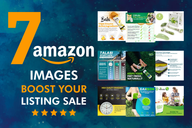 I will design powerfull amazon product listing images 2020