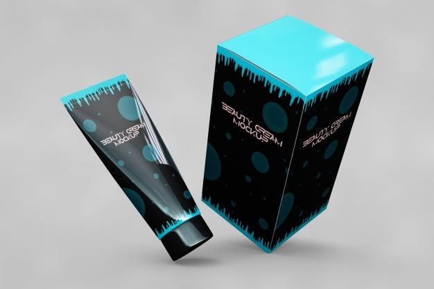 I will design products packaging box, bottle and label mockup