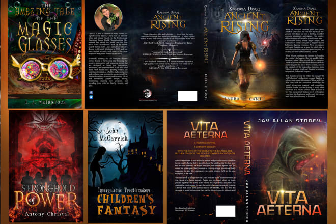 I will design professional eye catching fiction book cover all type