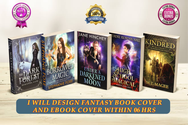 I will design professional fantasy book cover or ebook cover design