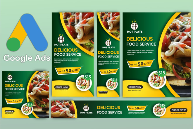 I will design professional google banner ads for adwords display ads