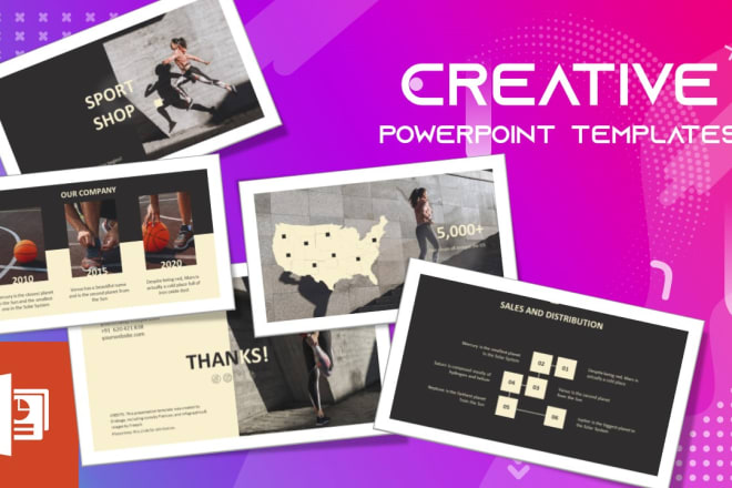 I will design professional powerpoint presentation and templates