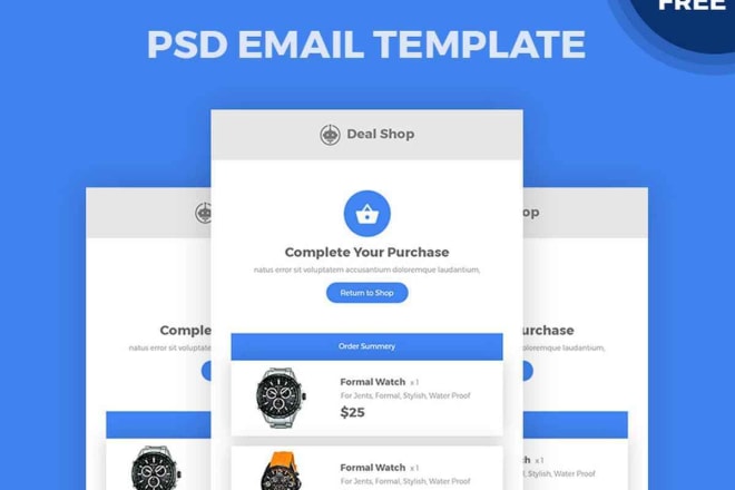 I will design responsive HTML email templates