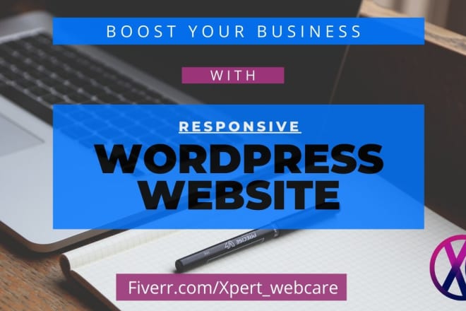 I will design responsive wordpress website