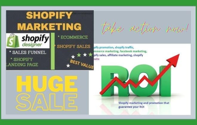 I will design shopify store, shopify sales marketing shopify promotion traffic sales