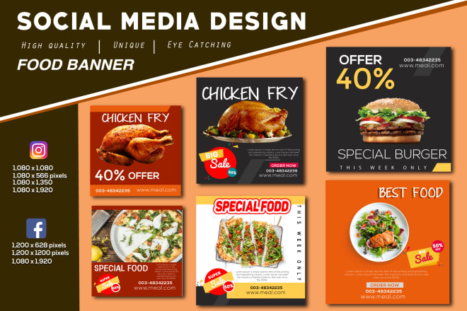 I will design social media banner, posts design, advertising banner