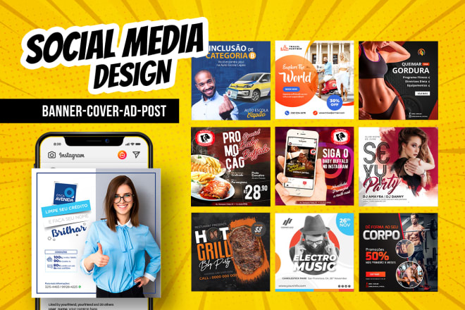 I will design social media post