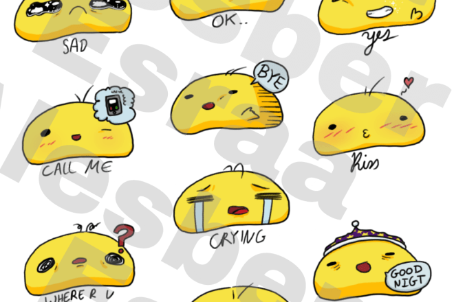 I will design the best emojis