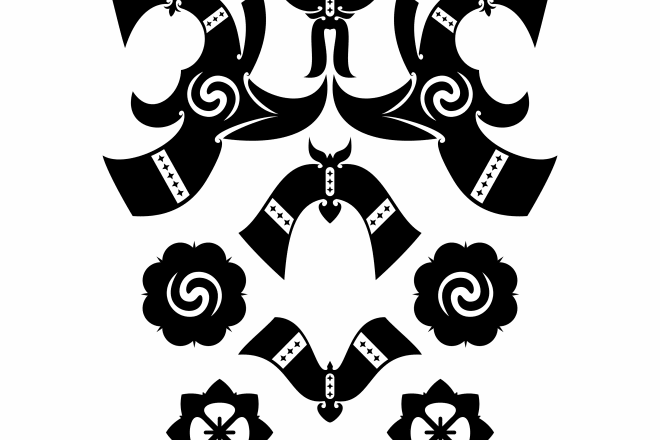I will design traditional tattoos from borneo indonesia
