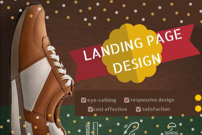 I will design wordpress landing page or responsive landing page