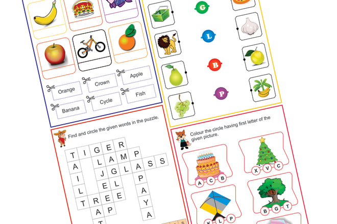 I will design worksheets for kindergarten and preschool