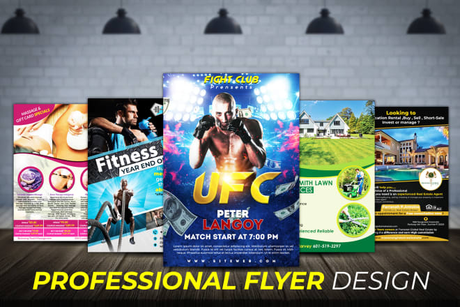 I will design your awesome flyers and posters