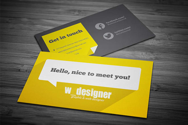 I will design your business card