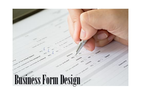 I will design your business forms, invoices, or documents