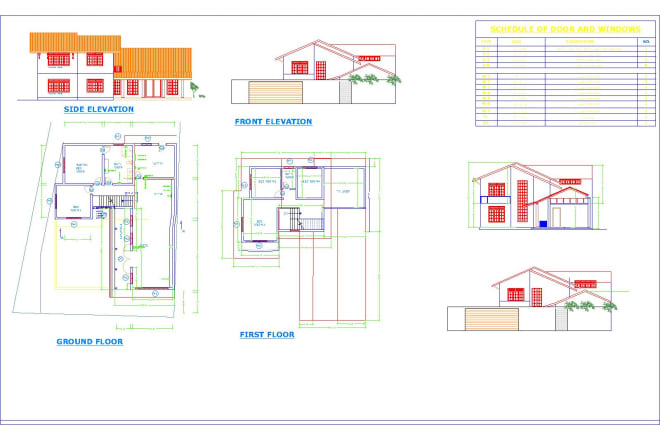 I will design your dream home and drawing your sketch floor plans