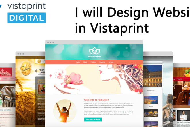 I will design your ideal vistaprint website
