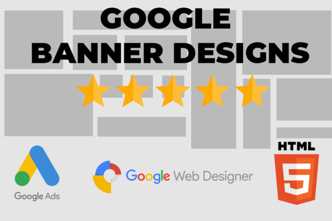 I will design your static, GIF, HTML5 banners