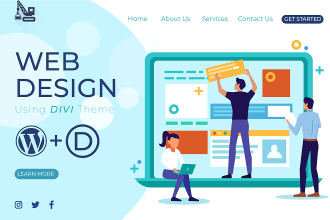 I will design your wordpress website using the divi theme builder