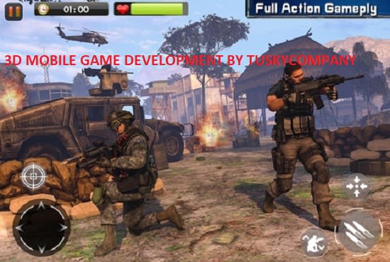 I will develop 3d mobile unity game development