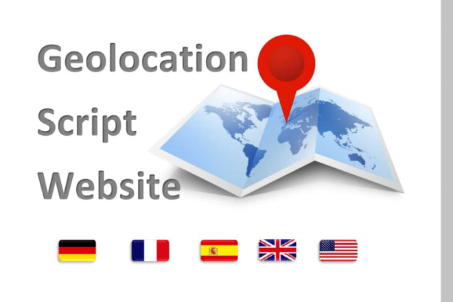 I will develop a geolocation script for your website